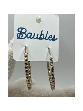 Baubles Gold Hoop